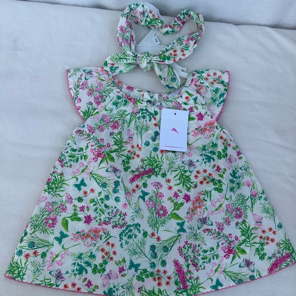 Tommy Bahama And Catherine Malandrino Chic Pink and Green Diaper Covers #A1 2Pc - Picture 7 of 11